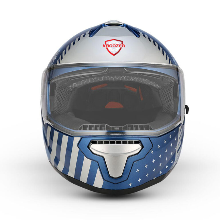 i-LLUXX BT D5 Bluetooth Helmet - Full Face, Glossy Decor
