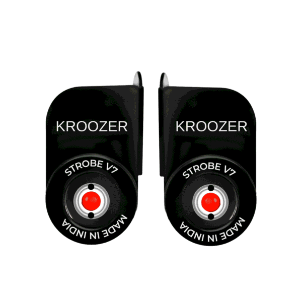 A pair of strobe lights for bikes, also known as aircraft lights, hazard lights