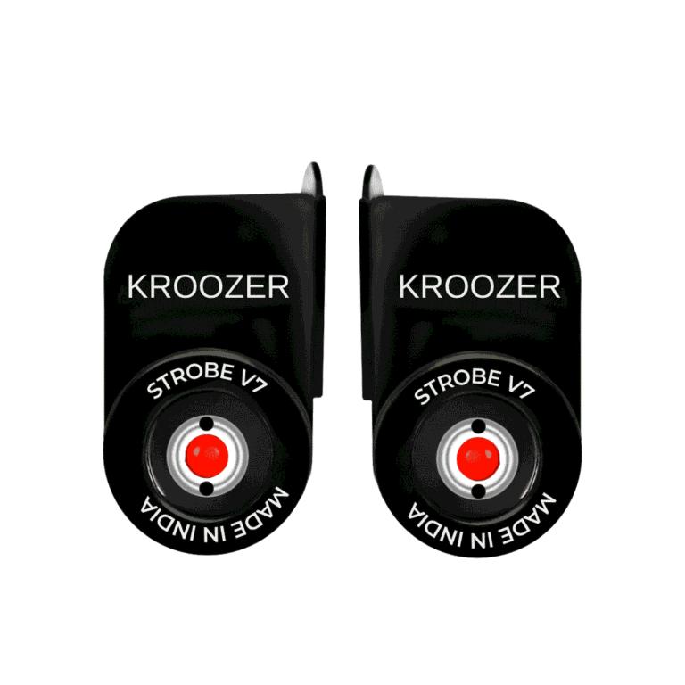 KROOZER Strobe Light for Bike – V7.0 Pro with Brake Mode
